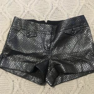 Express Silver Shorts